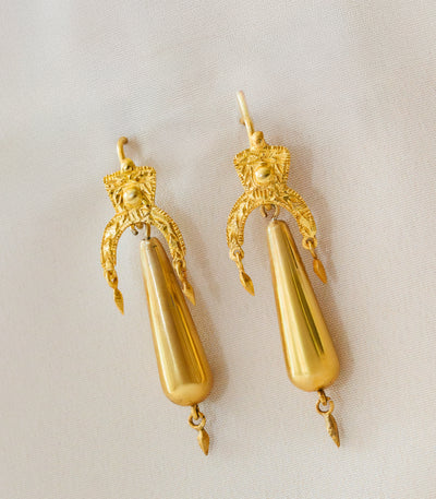 Bumbolya Ivatan Gold Eardrops - AMAMI