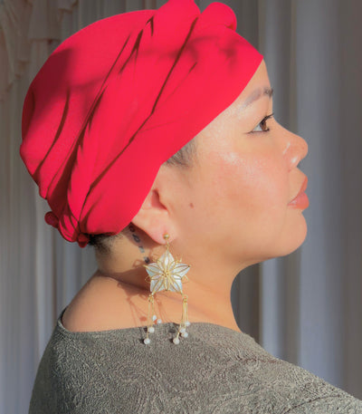 Golden Parol Shell Earrings