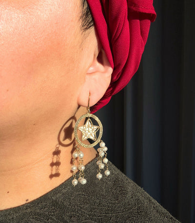 Luz Golden Parol Earrings - AMAMI