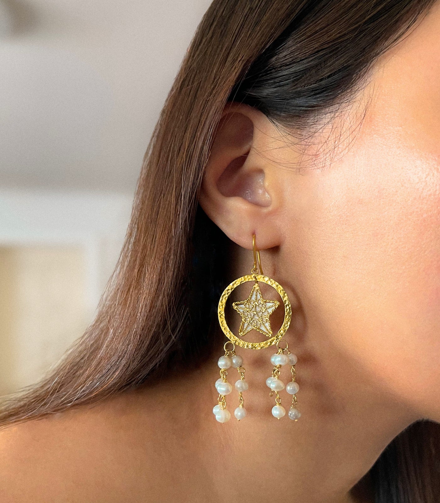 Luz Golden Parol Earrings