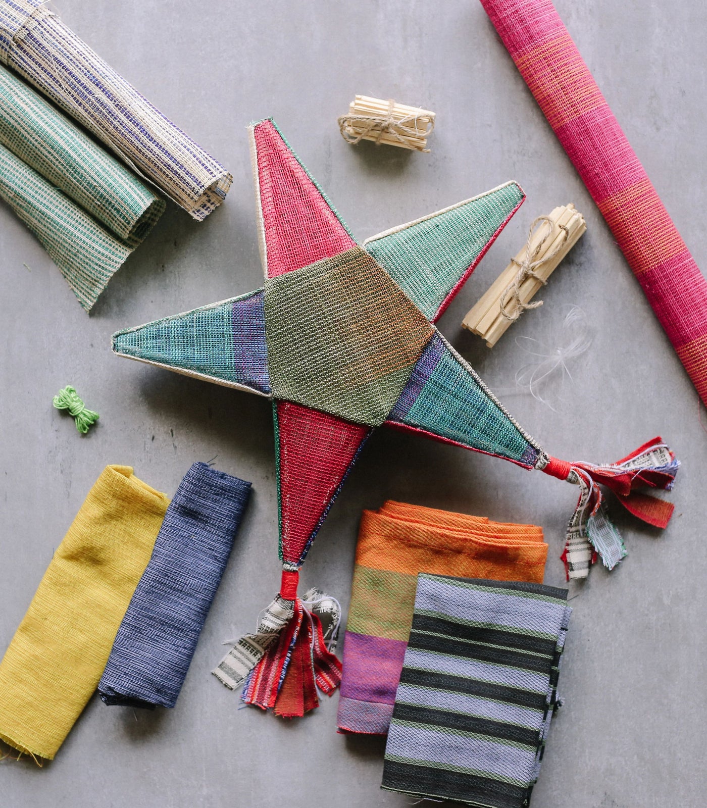 The Handwoven Parol Kit (Featuring Philippine Weaves) - Anthill Fabric Gallery