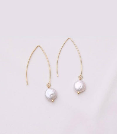 Pearl Fina Threader Earrings - Arete