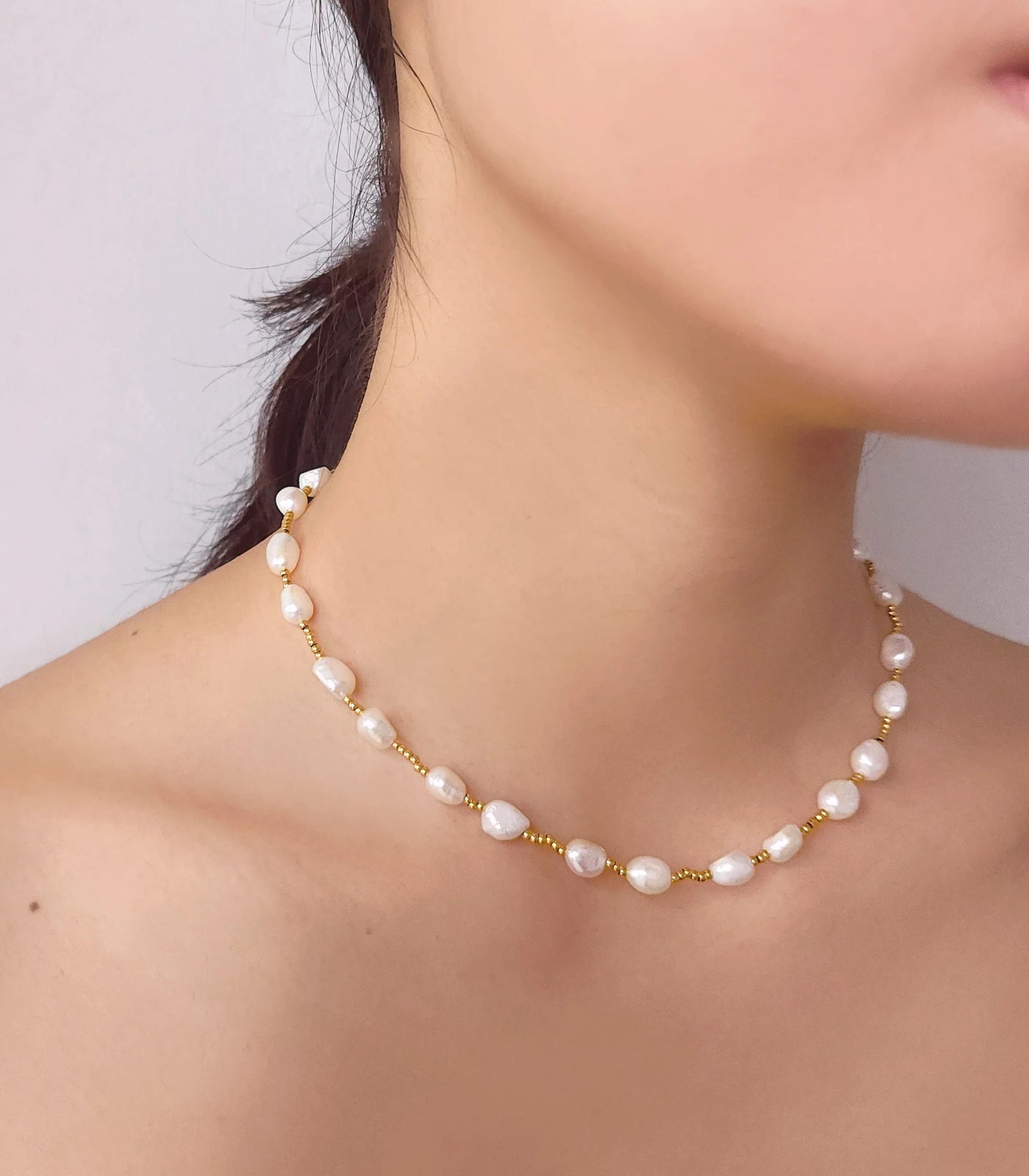 Rosario Pearl Necklace - Arete