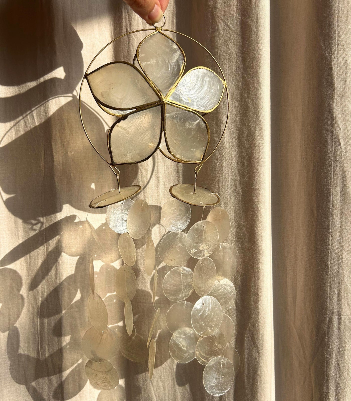 Pasko Capiz Ornaments 5" in Flower - Cambio & Co