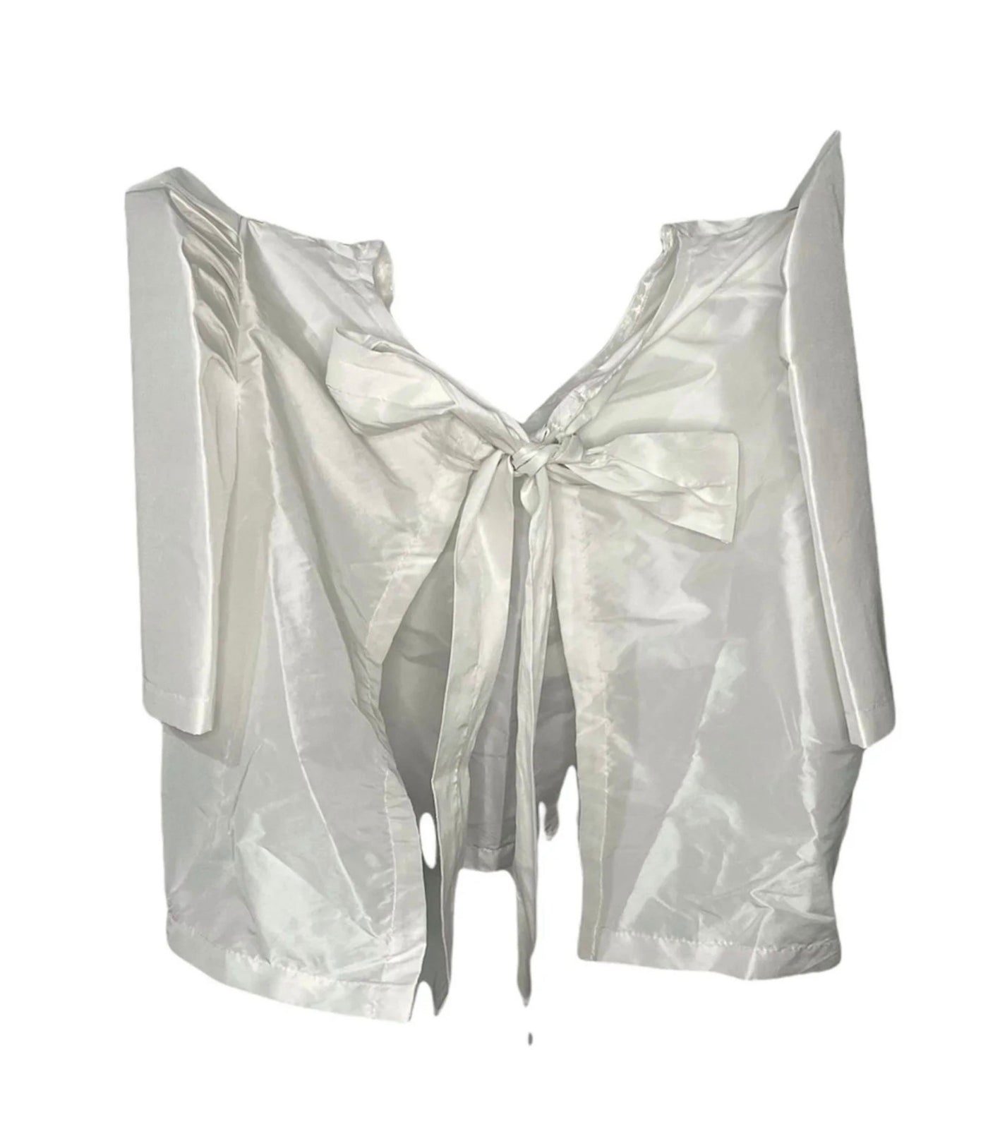 Tafetta Open Back Terno Top