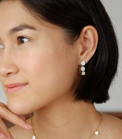 Sampaguita Bud Crawler Earrings - Lily Jewelry
