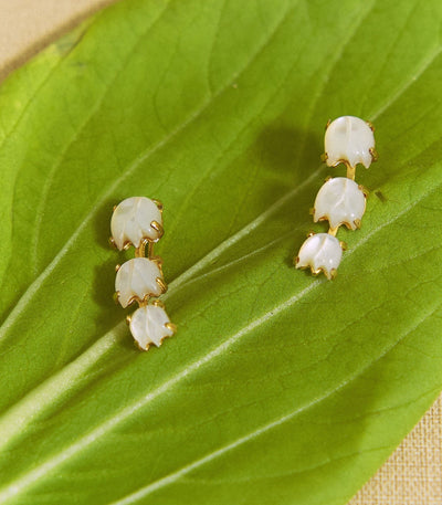 Sampaguita Bud Crawler Earrings - Lily Jewelry