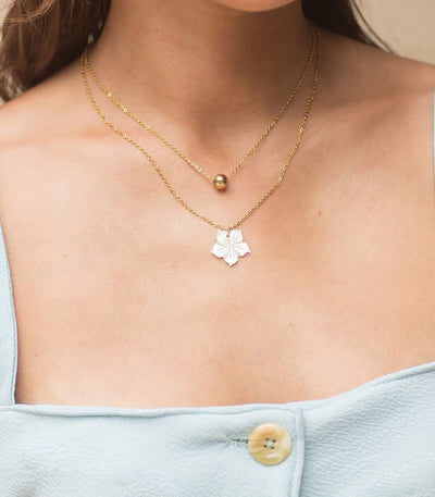 Dini Necklace in Mother of Pearl