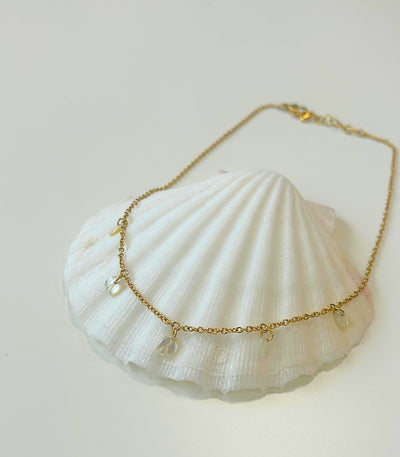Sampaguita  Charms Necklace in Mother of Pearl - Lily Jewelry