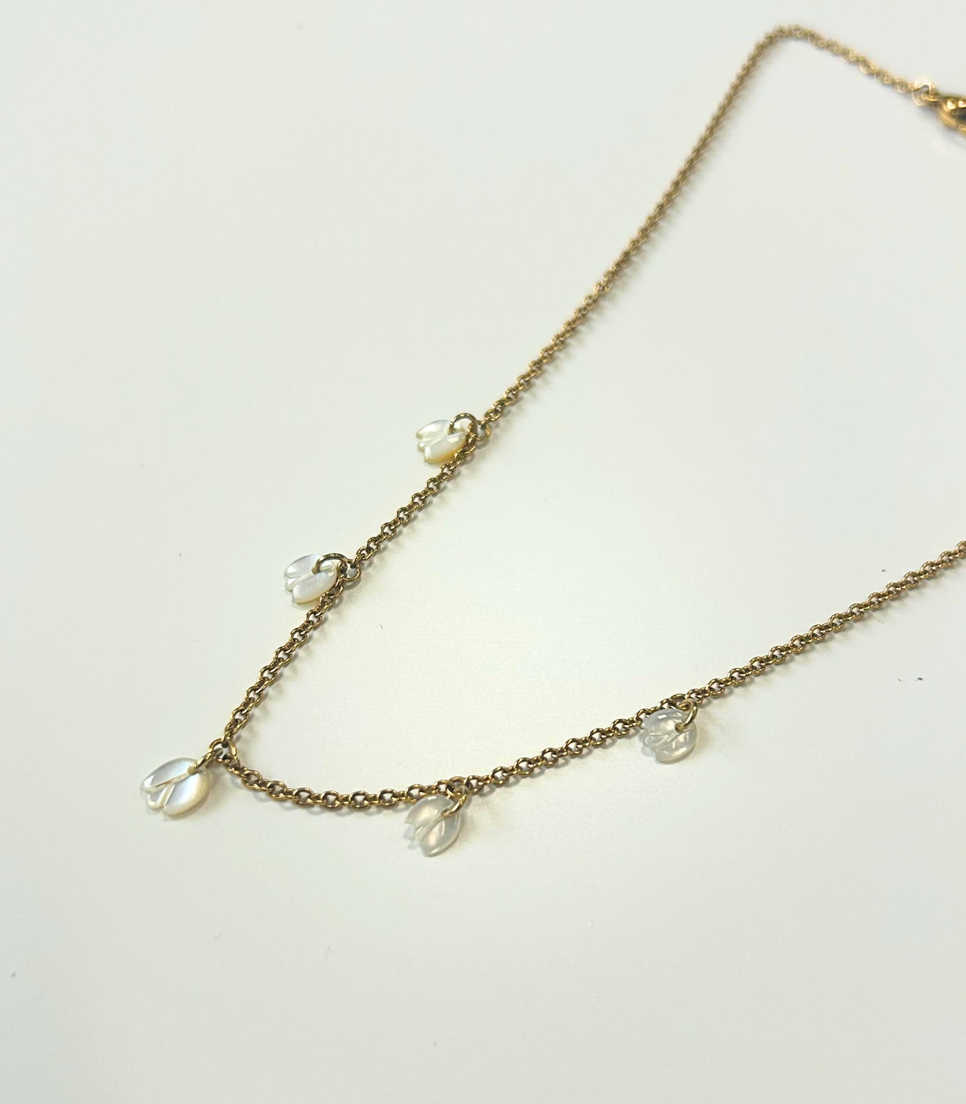 Sampaguita  Charms Necklace in Mother of Pearl - Lily Jewelry