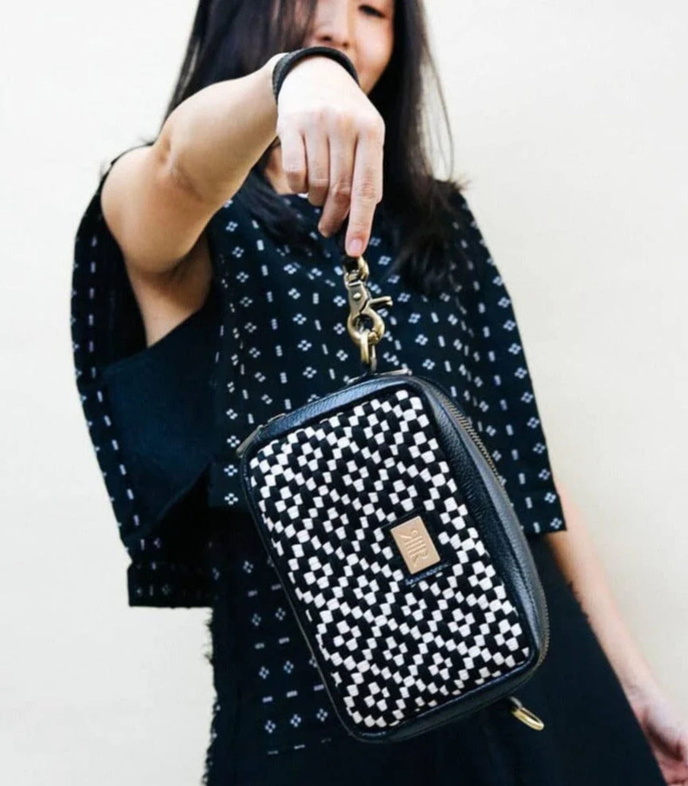 Bento Bag Diamond Black & White - R2R