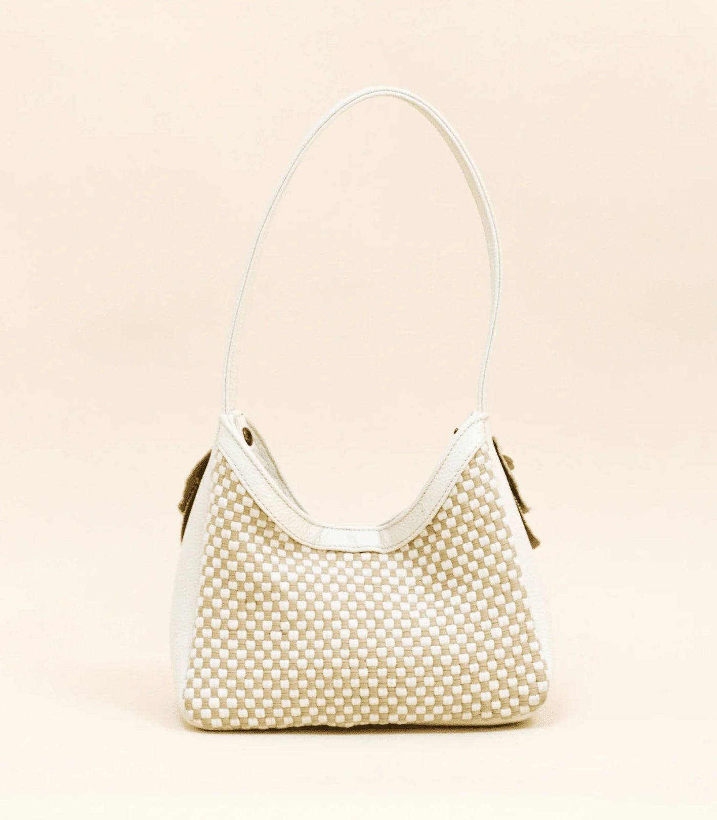Dangwa Mini Hobo Bag in Beige -Rags2Riches