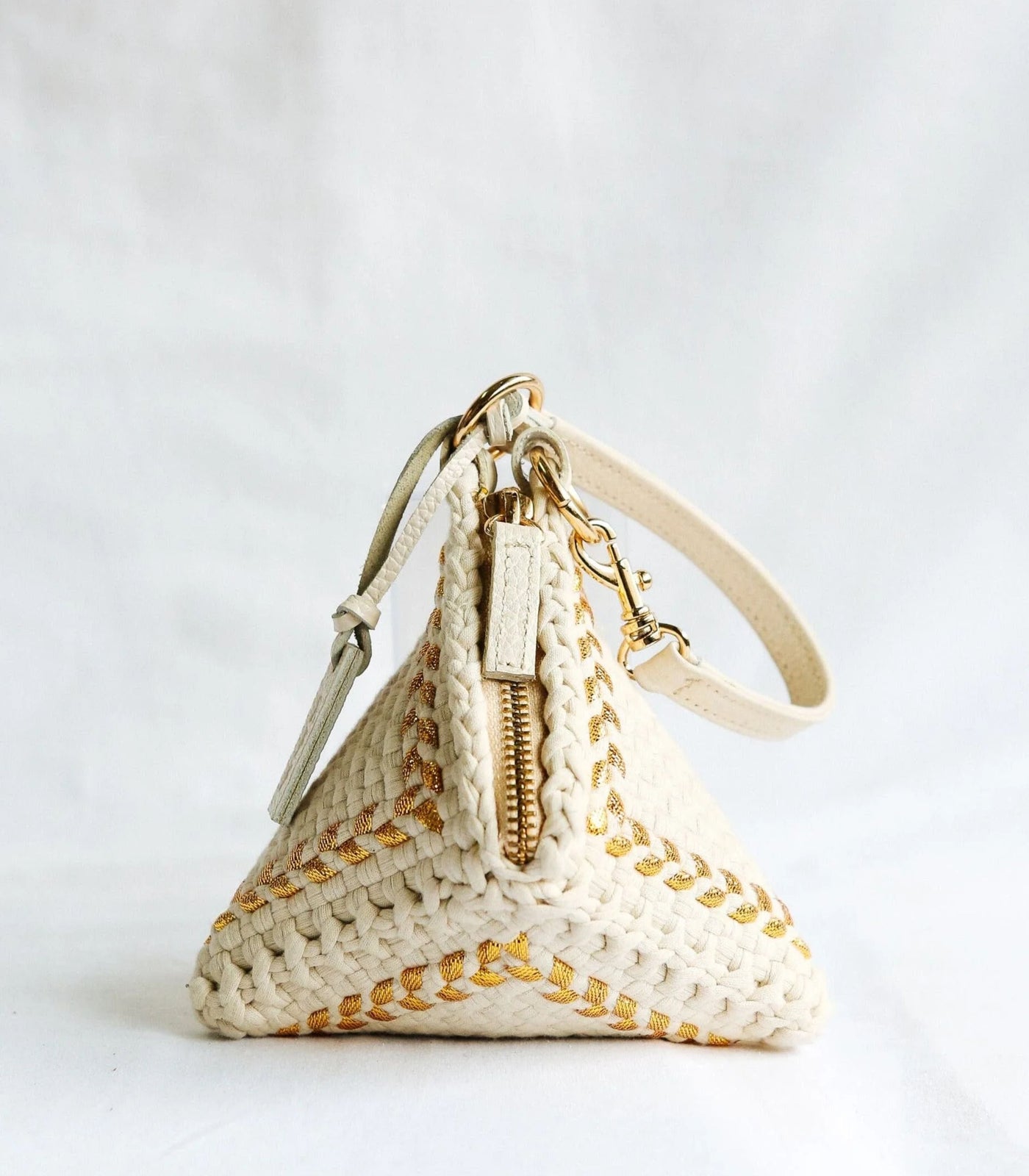 Puso Micro Bag - Gold & Beige - r2r