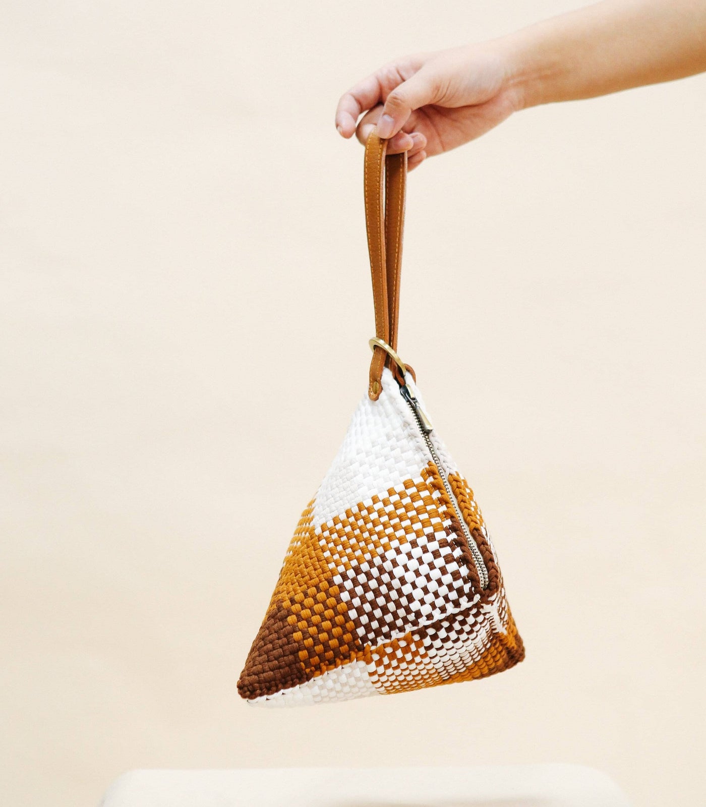 Puso Pyramid Handbag in Sunrise - Rags2Riches