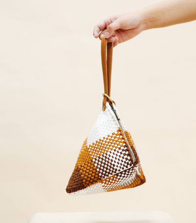 Puso Pyramid Handbag in Sunrise - Rags2Riches