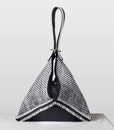 Sampaguita Pusô Convertible Tote Bag  Black & Beige - R2R