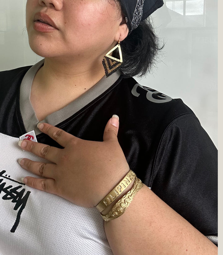 Datu Tboli Crown Brass Bangle - Sesotunawa – Cambio & Co.
