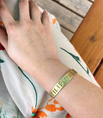 Filipinx AF Brass Bangle - Sesotunawa