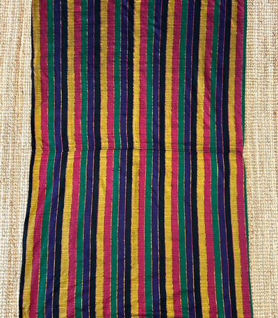 Traditional Rainbow Malong - Handwoven Philippine Textile Wrap, Skirt & Blanket - Sesotunawa