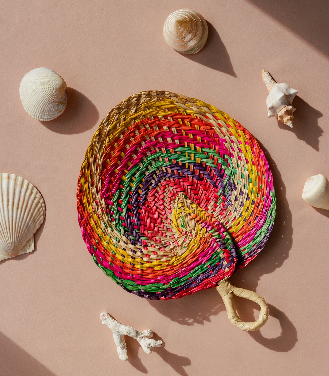 Abaniko Filipino Rainbow Hand Fan