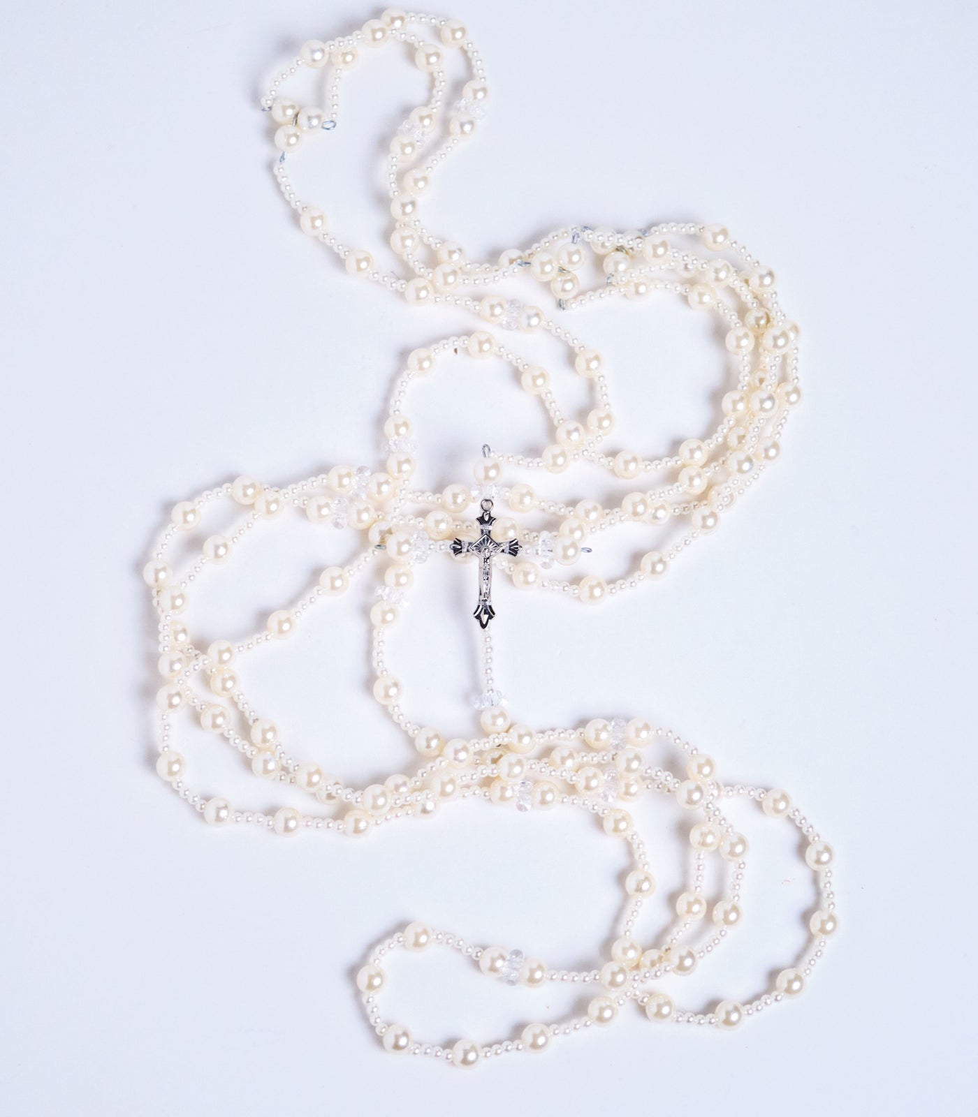 Pearl Rosary Wedding Unity Cord