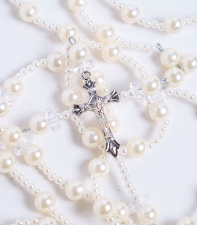 Pearl Rosary Wedding Unity Cord