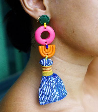 Sago Philippine Weave Earrings