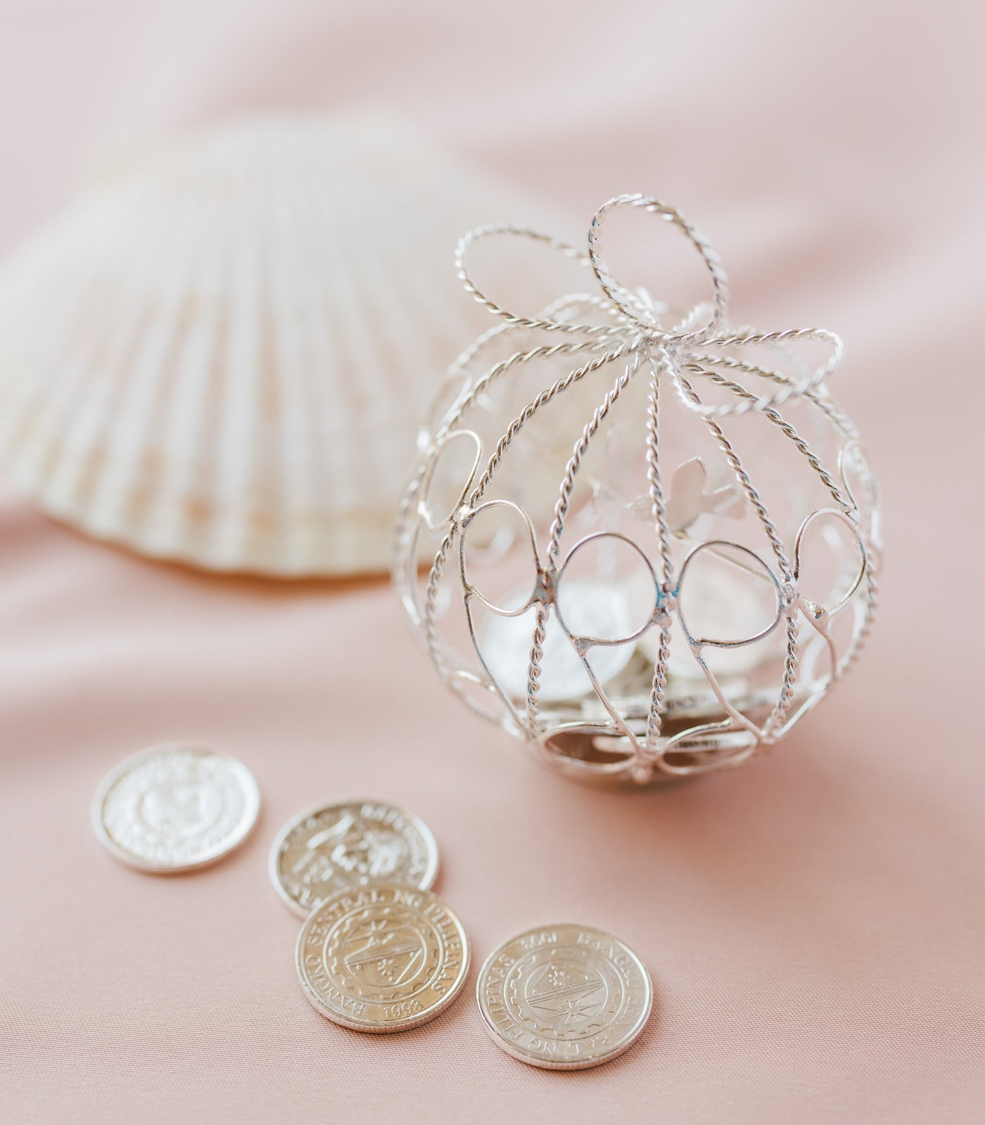 Pumpkin Coach Arras Wedding Coins
