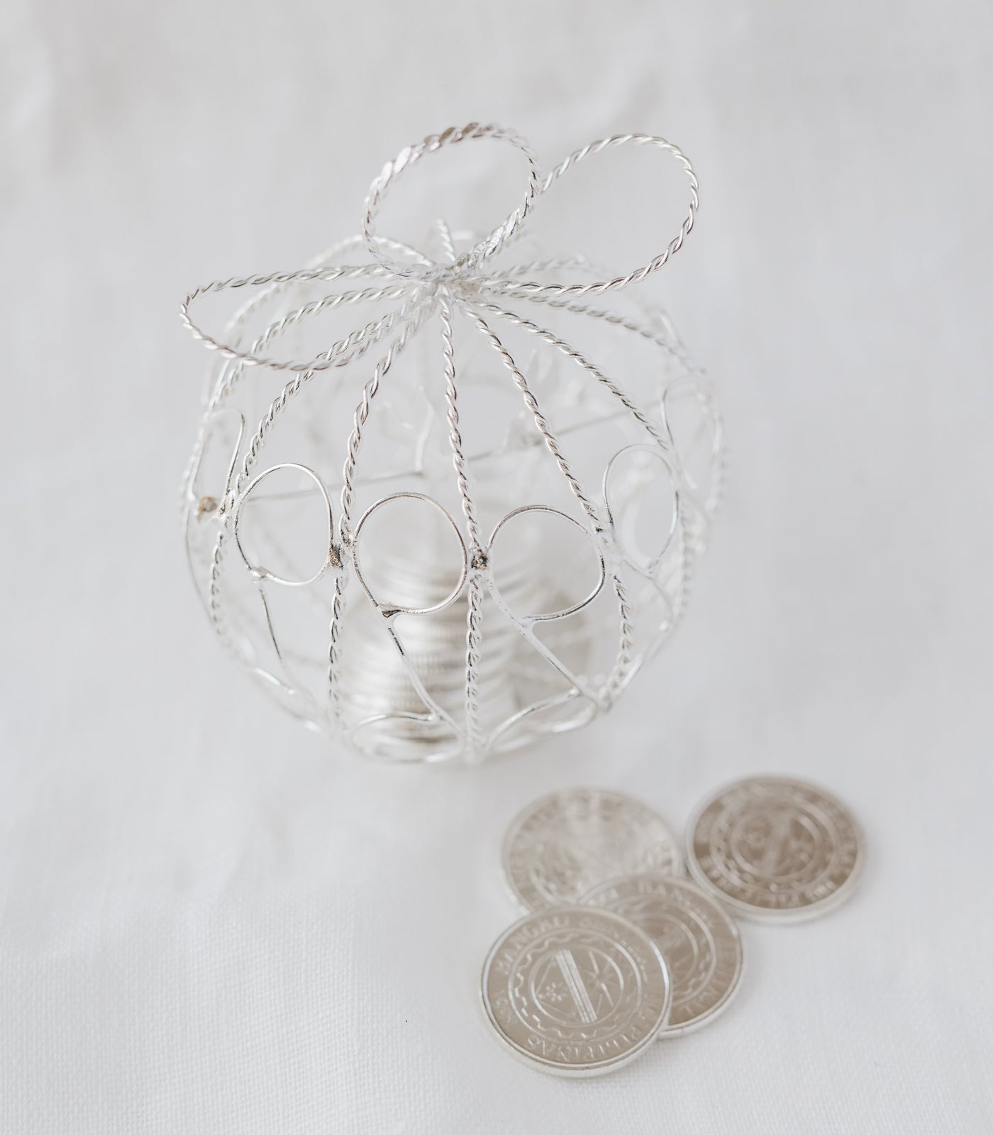 Pumpkin Coach Arras Wedding Coins