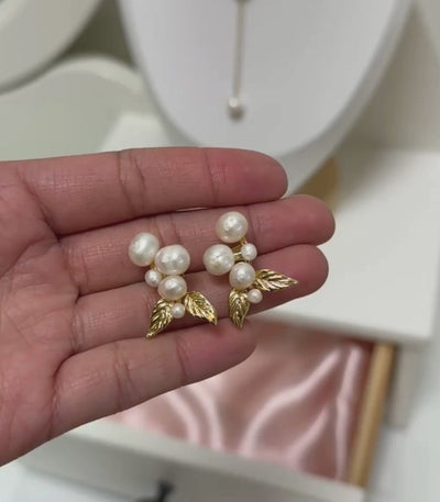Aratilis Pearl Earrings - Lily Jwelry