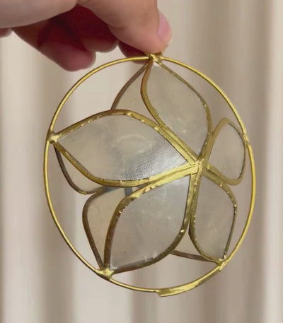 Philippines Capiz Ornaments 3"