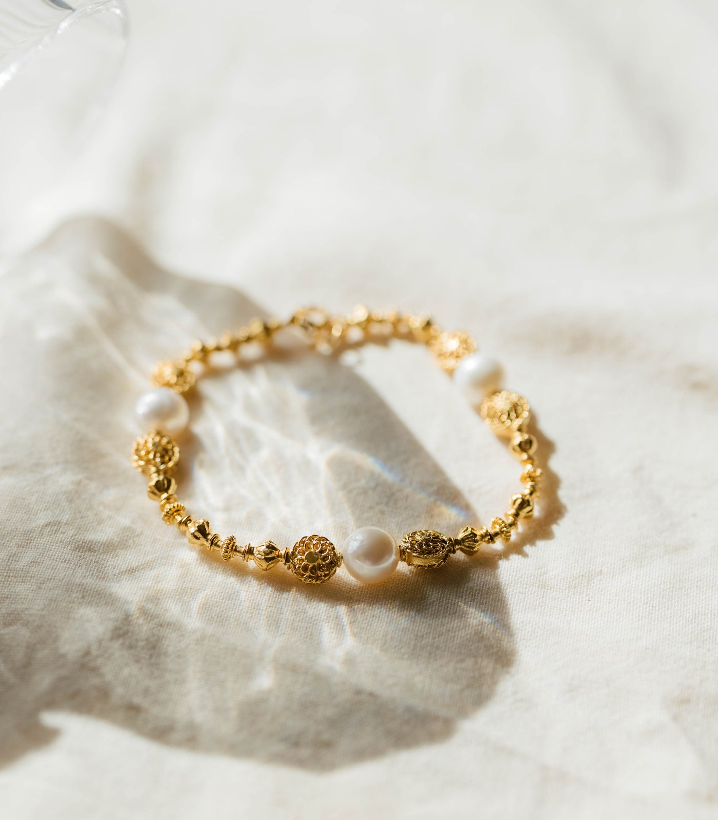 Pearl Tambourin Bracelet - AMAMI