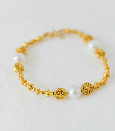 Pearl Tambourin Bracelet - AMAMI