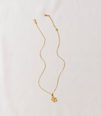 Sampaguita Minimalist Pendant Necklace in Gold- AMAMI