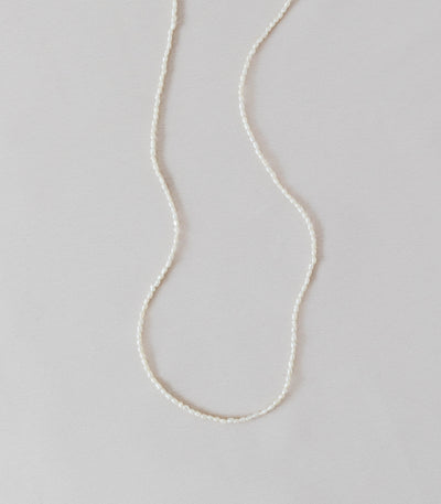 Arroz Pearl Necklace - Arete
