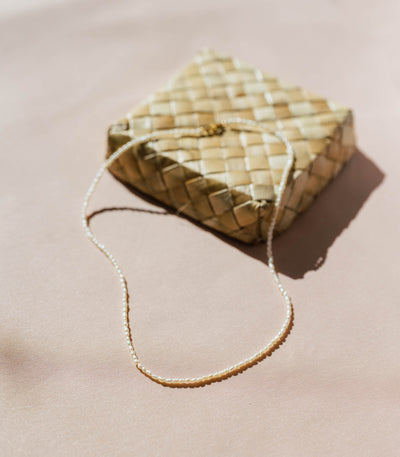 Arroz Pearl Necklace - Arete