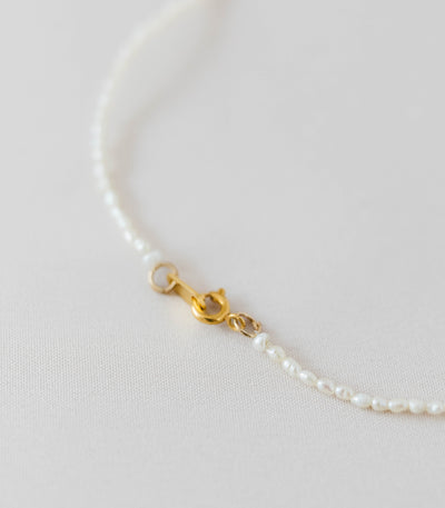 Arroz Pearl Necklace - Arete