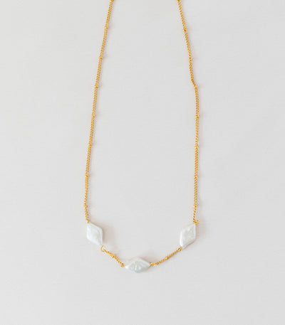 Dia Pearl Necklace - Arete