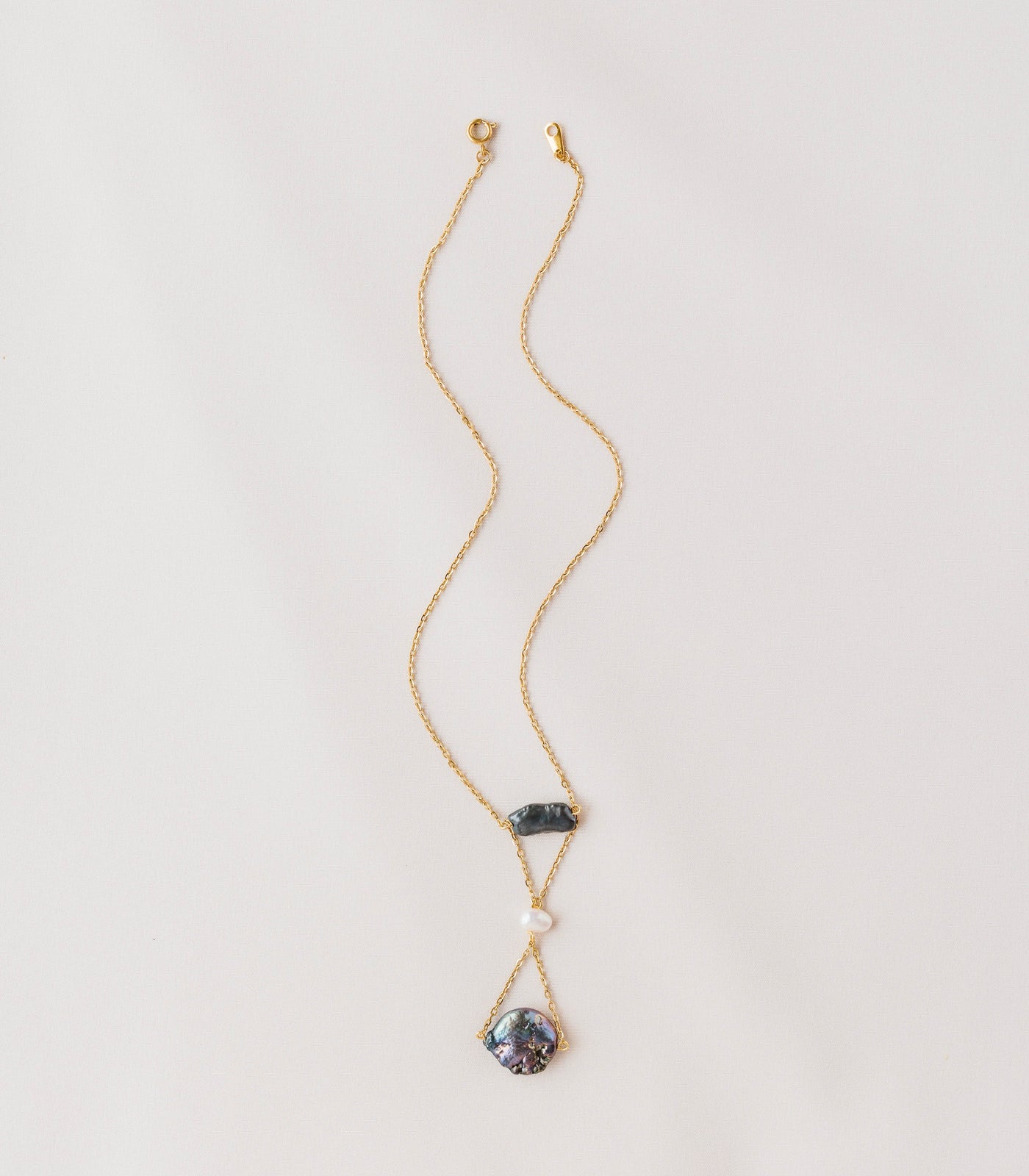 Hora Black Pearl Necklace - Arete