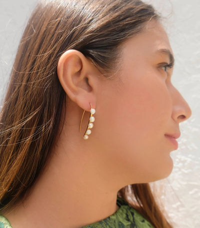 Linea Hook Earrings - Arete