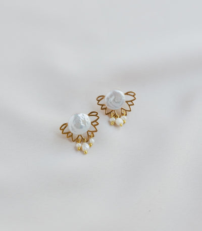 Perla Cora Stack Earrings - Arete