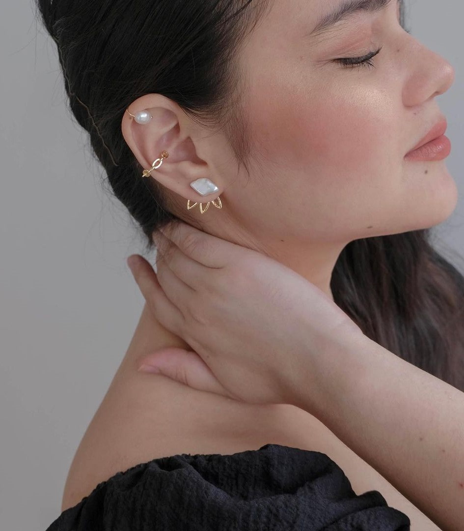 Perla Vida Stack Earrings - Arete