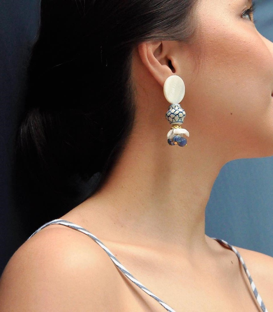 Porcelana Earrings - Arete