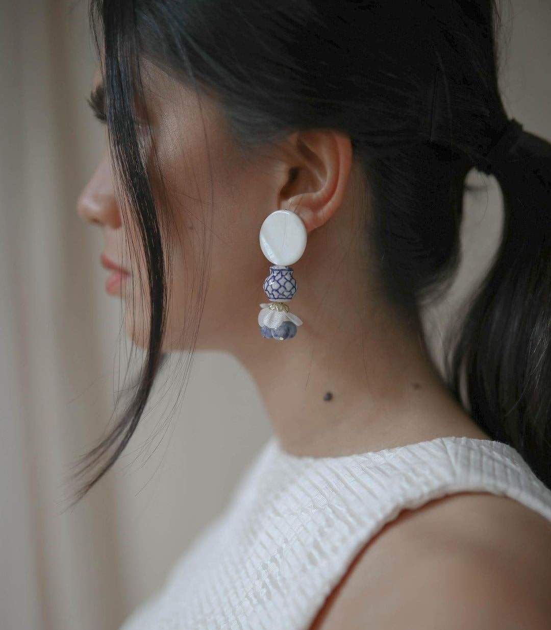 Porcelana Earrings - Arete