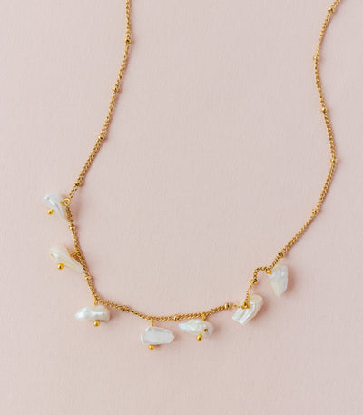 Roca Pearl Necklace - Arete