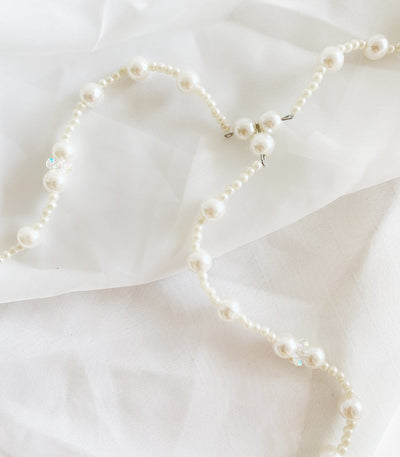 Pearl Rosary Wedding Unity Cord
