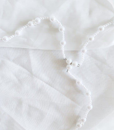 Pearl Rosary Wedding Unity Cord