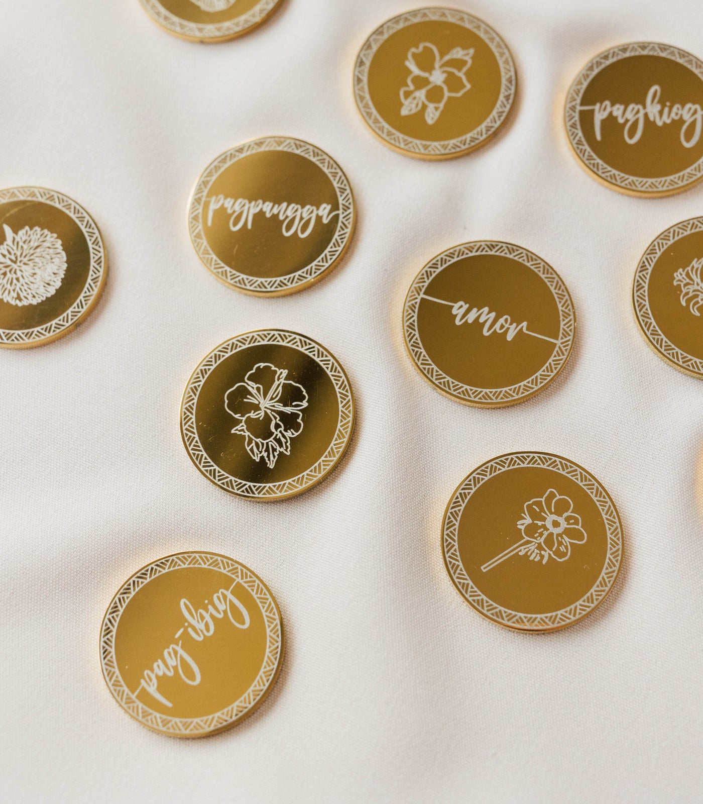 Love & Blossoms Unity Coins - Para Ti Designs