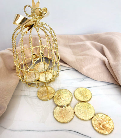 Bird Arras Unity Wedding Coins
