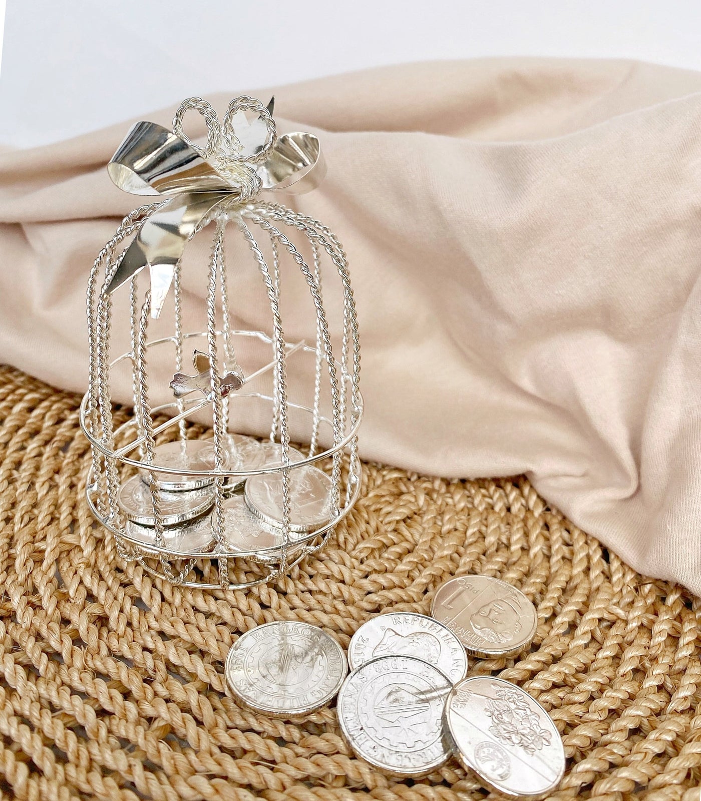 Bird Arras Unity Wedding Coins